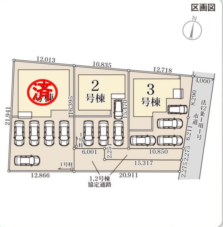 LG第１常総市相野谷町　【全３棟】２号棟